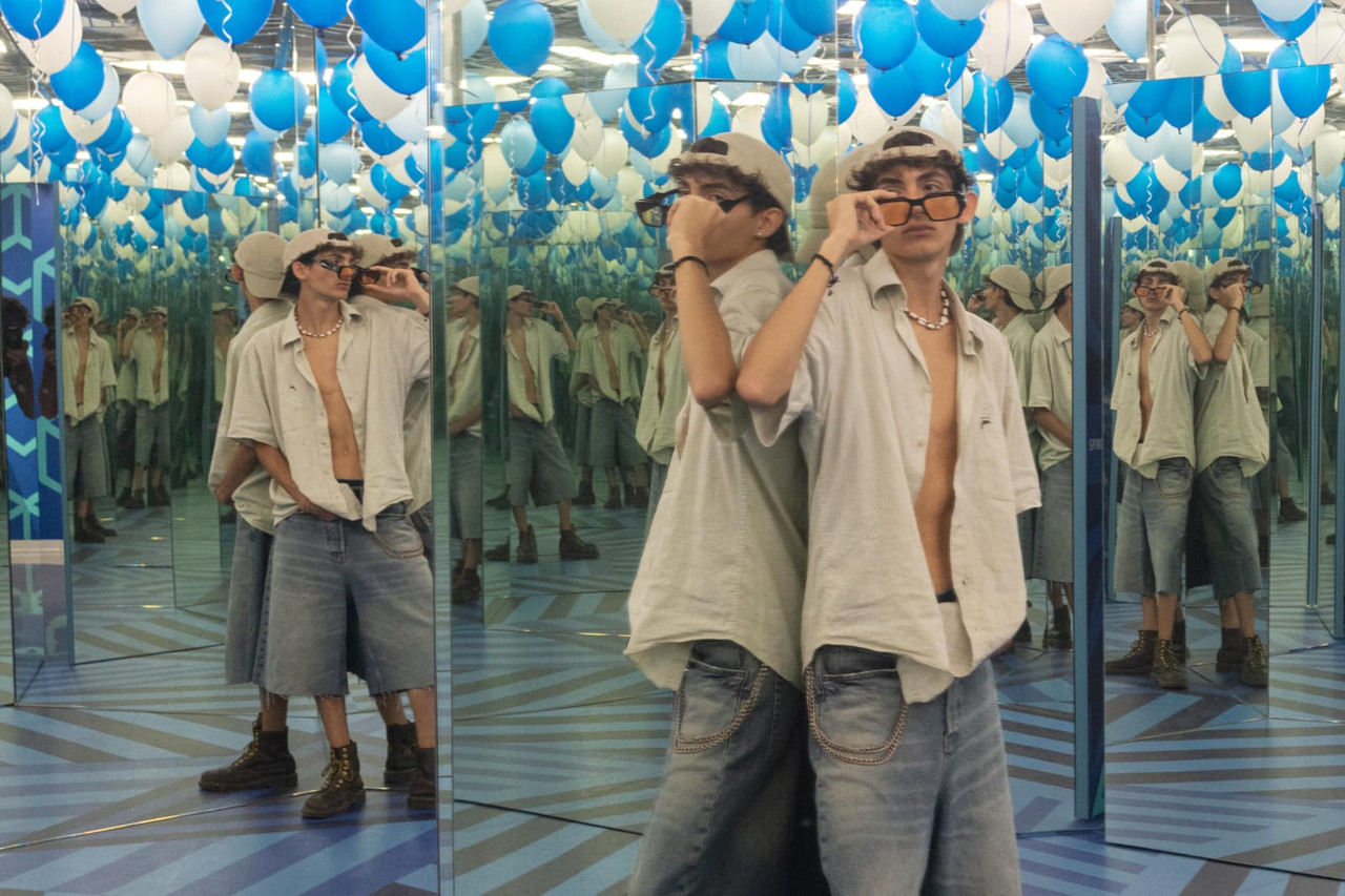 Esperienza immersiva luci