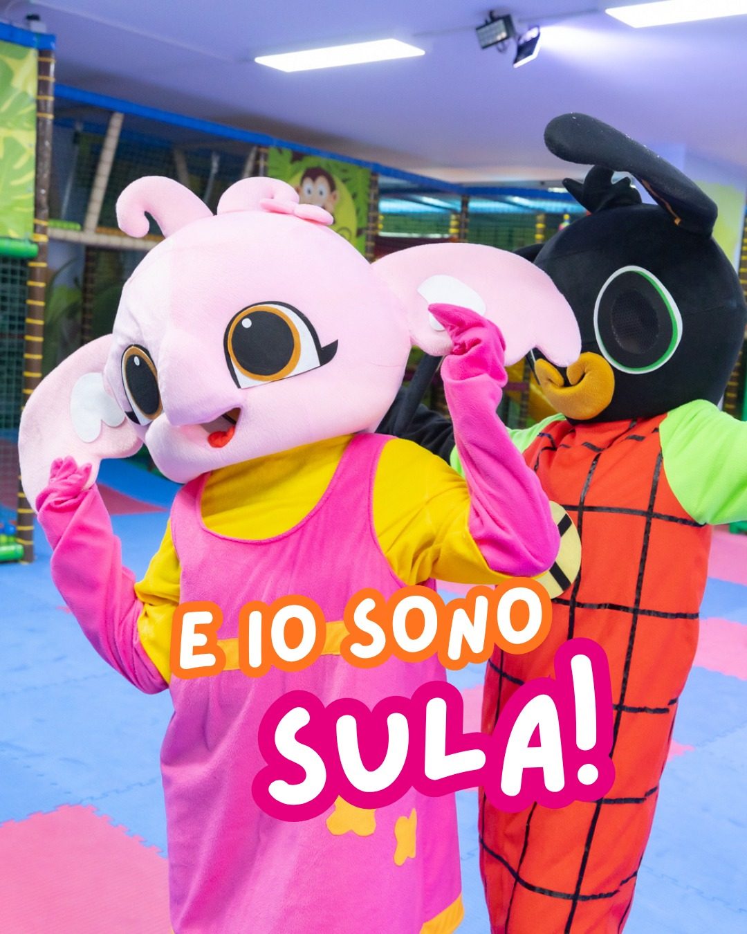 Mascotte Sula al Pakito Jungle Palace